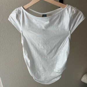 Wild fable- White metallic top